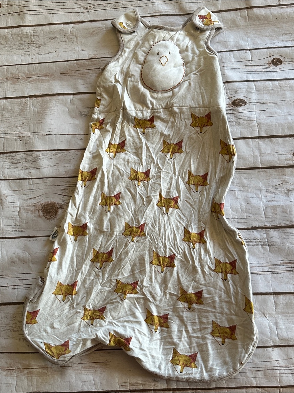 Nested bean fox sleep sack fair light light pilling medium